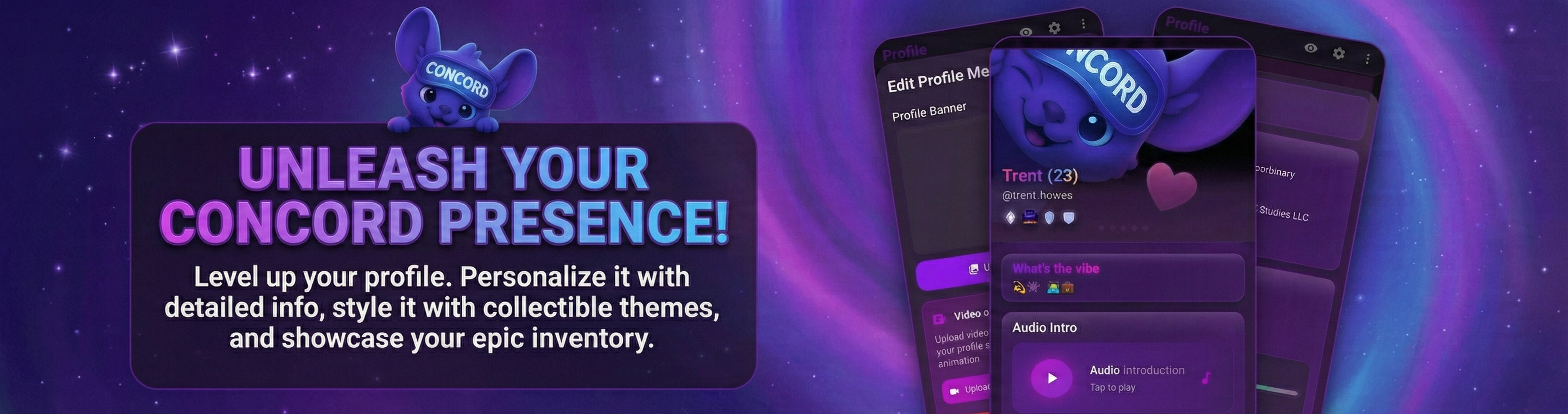 Profile Customization - Express your true self