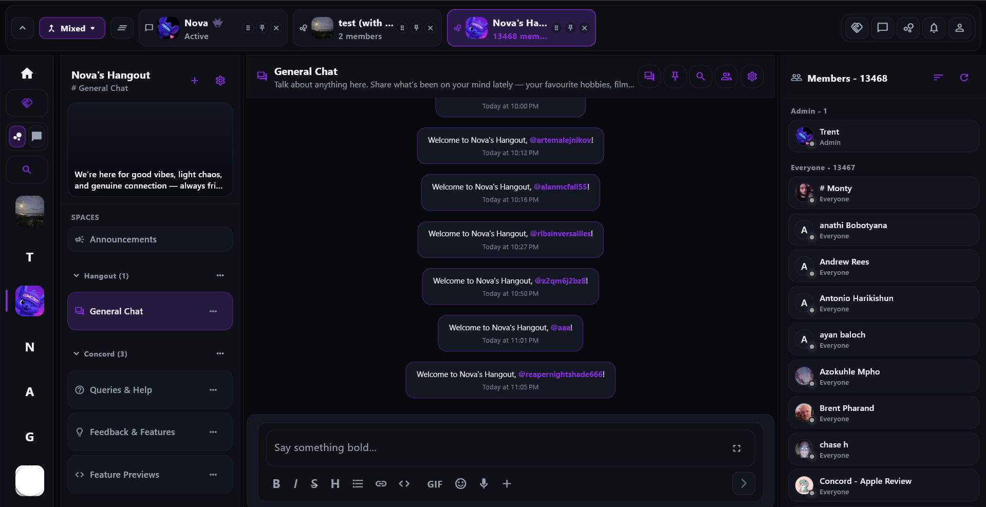 Illustration of communities connecting in Concord